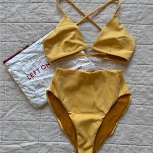 Left On Friday Mango Yellow Bikini Set